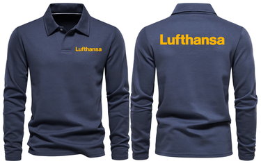LUFTHANSA LONG SLEEVE POLO 1